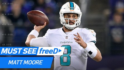 freeD: See Moore's perfect pocket on 20-yard pass to Stills | Week 8
