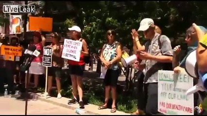 Protestors Cheer Speech Made Up Entirely From Hitler Quotes