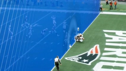 freeD: See exact moment Pats broke plane for safety | Week 8