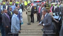 Kenyatta wins with 98% in Kenya poll boycotted by opposition