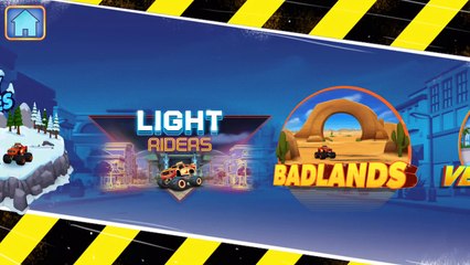 Blaze and the Monster Machines - Racing Game | LIGHT RIDERS Map #6 By Nickelodeon