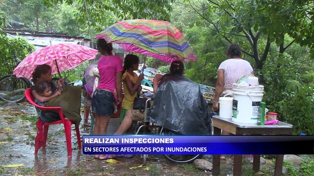 Realizan inspecciones en sectores afectados por inundaciones