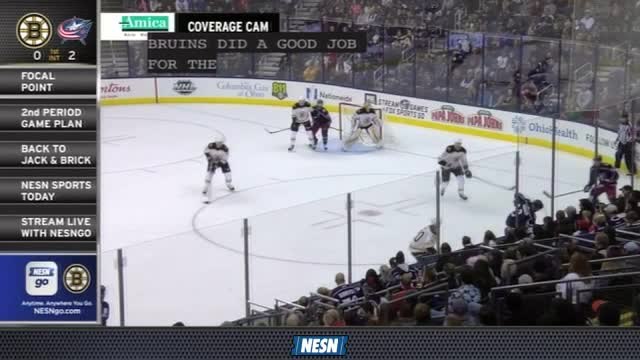 Amica Coverage Cam: Bruins vs. Blue Jackets