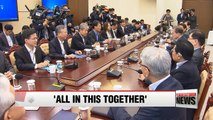 President Moon asserts need for social dialogue and effort for economic paradigm shift