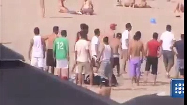 Polish men Protecting their Women in Sopot (Poland/EU) From muslim Scum