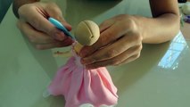 Como fazer cabelo de boneca em biscuit passo a passo