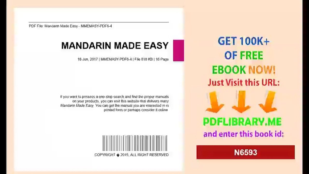 Mandarin Made Easy