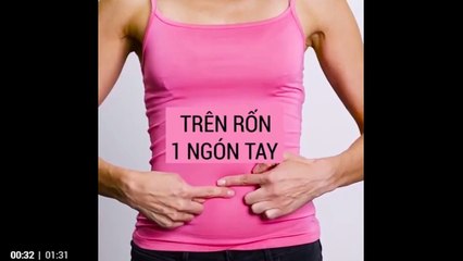 Ba điểm huyệt ở bụng giúp đánh tan mỡ