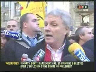 Sarko Manifestations Cheminots Le Reste CGT