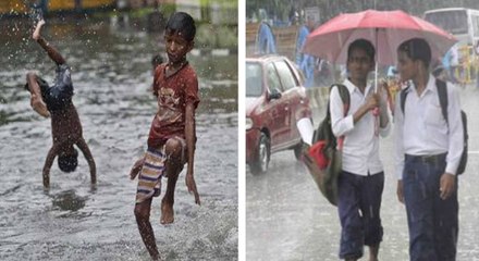 கனமழை எச்சரிக்கை...சென்னை உள்பட 10 மாவட்டங்களில் பள்ளிகளுக்கு விடுமுறை-வீடியோ