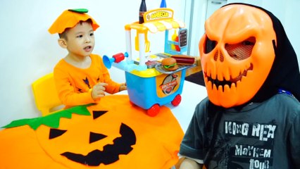 Halloween songs for kids with BBQ House toy - Halloween songs children, babies and toddlers