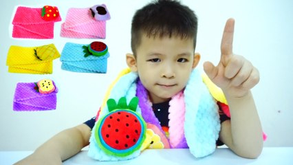 Learn colors with Cold and Warm Scarf for kids - Colors songs for children, toddlers and babies