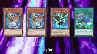 Yu Gi Oh! VRAINS Episode 2 Catch the Wind! Storm access Knight of Hanoi turn 1.