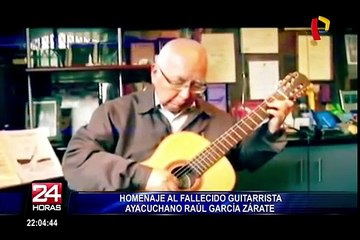 Guitarrista Raúl García recibe homenaje póstumo en el Museo de la Nación