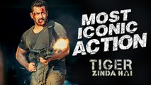 Salman Khan Uses Dangerous MG 42 Weapon | Tiger Zinda Hai | Most Iconic Shots