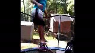 Trampoline tournament JeremyDoesFlips vs Antwan bray vs Kaleb and pro flippers breazeal