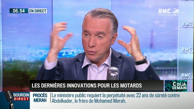 La chronique de Frédéric Simottel : Les dernières innovations pour les motards - 31/10