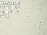KAVAJ Apple Pencil Halter Case Osaka schwarz aus echtem Leder für das Apple iPad Pro 97