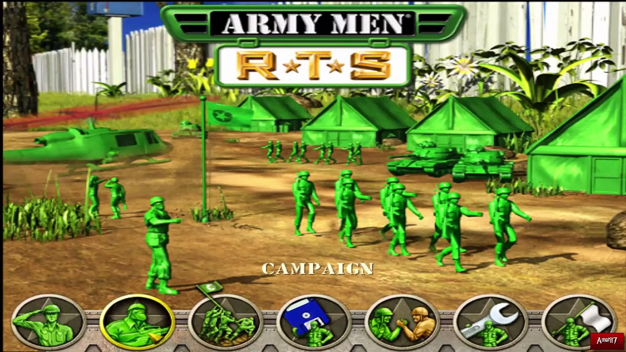 Army Men RTS [PC] Mission 1 THE THIN GREEN LINE + Game Recipes (สูตร)