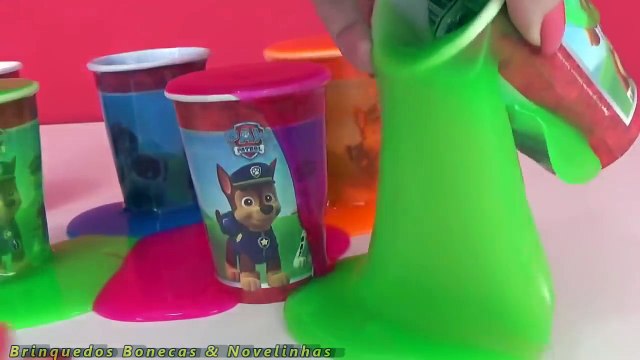 Patrulha Canina Copos Surpresas Amoeba Frozen Elsa Princesinha Sofia shopkins! Surprise Paw Patrol