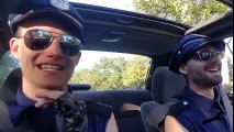 Cool Texas cop pulls over guys dressed as cops for Halloween
