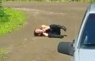 Girl Puts On Dog Shock Collar