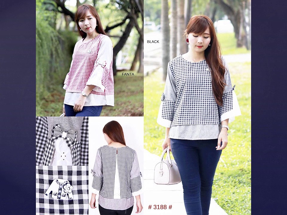 BAJU CANTIK!! WA 0821-1111-2055, Baju Kuliah Lengan Pendek