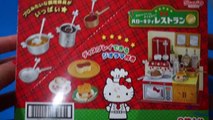 Re-Ment Hello Kitty Restaurant - miniature toys unboxing review