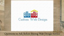 Questions to Ask Before Buying Web Design Service