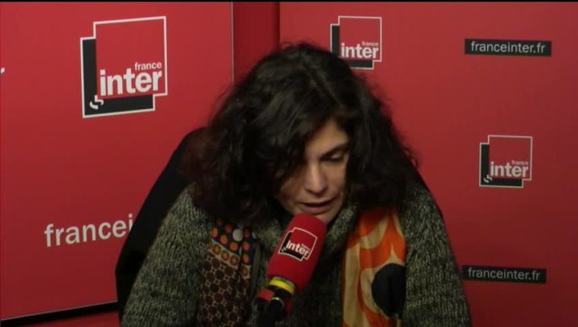 Chahdortt Djavann au micro d'Alexandra Bensaid