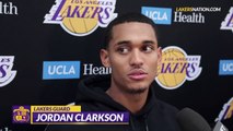 Jordan Clarkson On Lakers Improved Defense (And Losing $200 To LaMelo)