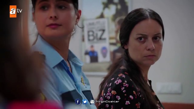 Kırgın Çiçekler 7.Bölüm Son Sahne - Suçu üstüne alan Mesude tutuklanıyor!