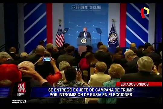 Estados Unidos: exjefe de campaña de Donald Trump se entregó a la justicia