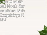 Kugelfiguren Christbaumschmuck Koch 5er Satz Weihnachten Behang 4cm Erzgebirge NEU