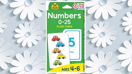 Download PDF Numbers 0-25 Flash Cards FREE