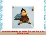 4 CHRISTBAUMKUGELN BETTY von XTRADEFACTORY für Weihnachten als lustige Deko Engel M29