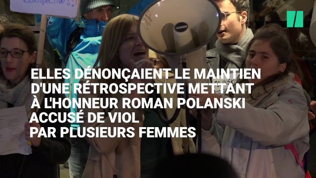 Pas d'honneur pour les violeurs : des Femen perturbent la soirée de lancement de la rétrospective Polanski à la cinémathèque française