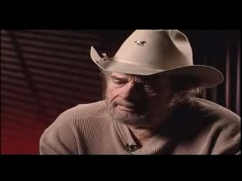 Music  Johnny Cash -- The Man In Black -- intro Merle Haggar