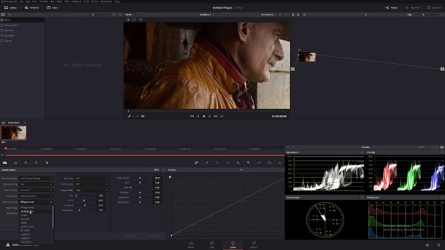 Davinci Resolve Color Grading Western Film Look