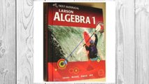 Download PDF Holt McDougal Larson Algebra 1: Student Edition 2011 FREE