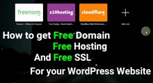 Free Domain, Hosting, and SSL on a WordPress Website 2017
