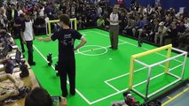 Humanoid mini robot soccer Robocup new Holland ( WK games robotvoetbal Netherlands )