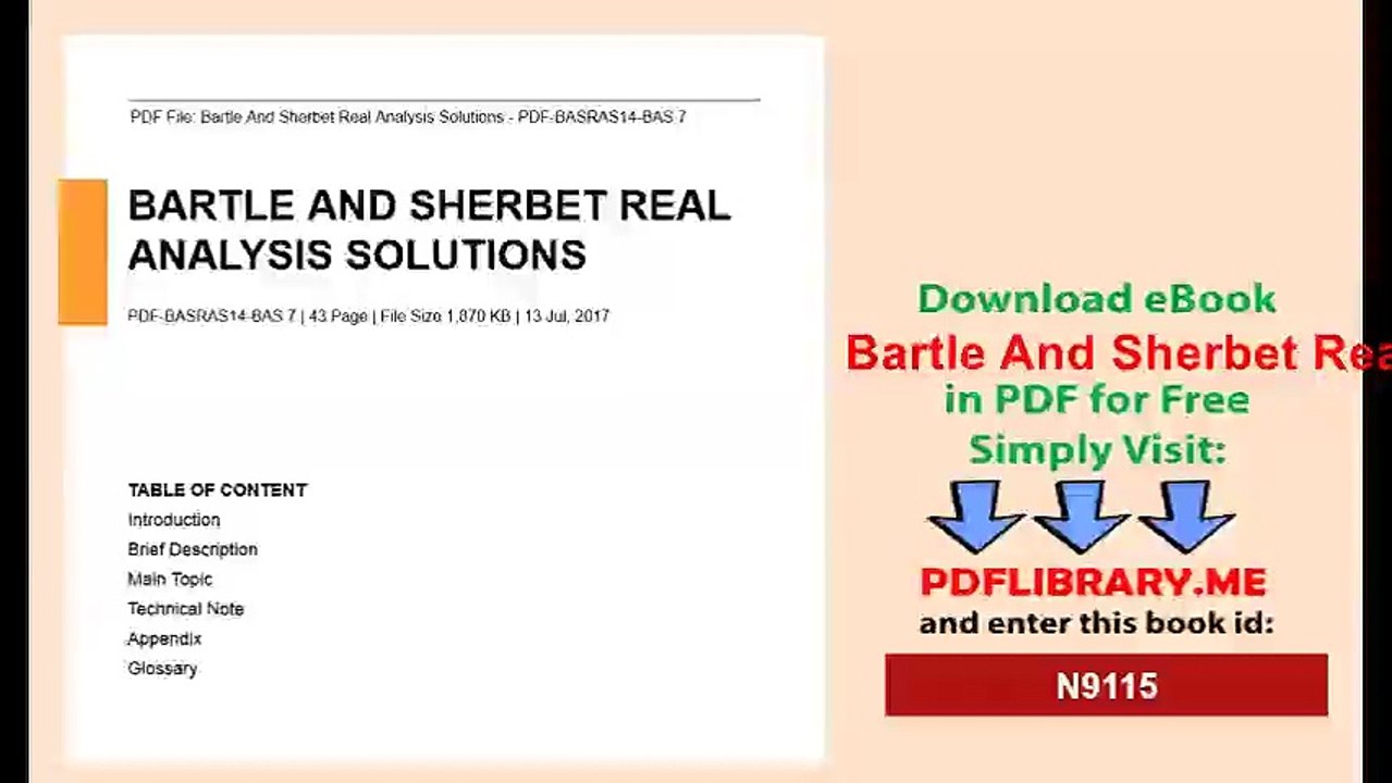 Bartle And Sherbet Real Analysis Solutions
