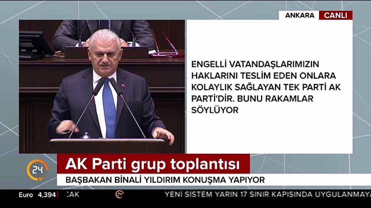 Başbakan Yıldırım'dan engelli vatandaşlara müjde