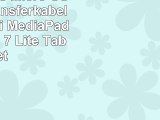 Praktisches Micro USB Datentransferkabel für Huawei MediaPad  MediaPad 7 Lite Tablet