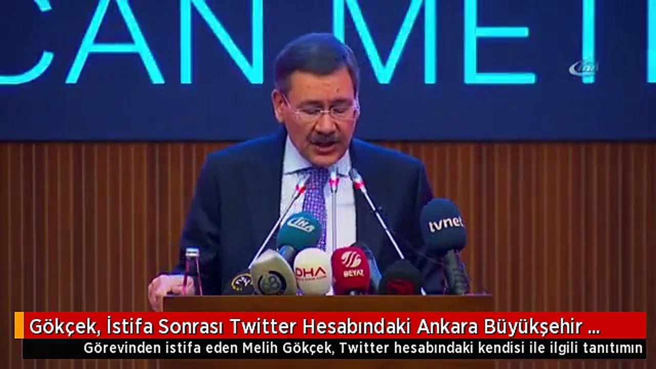 Gökçek, İstifa Sonrası Twitter Hesabındaki Ankara Büyükşehir Belediyesi Linklerini Kaldırdı