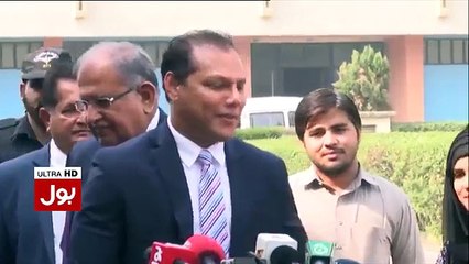 Sports Minister and Sri Lankan Cricket Board officials talks to media -- Pak vs SL 3rd T20 2017