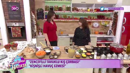 Zencefilli Tavuklu Kış Çorbası