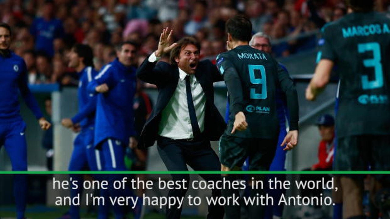 Conte is improving me every day - Morata