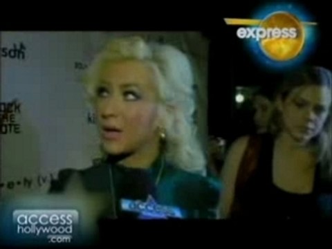 Christina Aguilera (Access Express: November 14, 2007)
